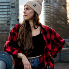 Cargar imagen en el visor de la galería, True x Rebel Fit Flannel Unisex - Classic Red