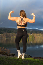 Cargar imagen en el visor de la galería, Leggings de equilibrio - Negro azabache