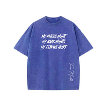 Load image into Gallery viewer, Quakes Graphic Oversized T - Blizzard Blue