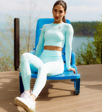 Load image into Gallery viewer, Elevate Seamless Leggings - Mint Blue
