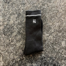 Load image into Gallery viewer, TN Crew Socks Black