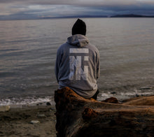 Cargar imagen en el visor de la galería, TN Japanese Graphic Zip Hoodie - Granite Blue