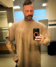 Load image into Gallery viewer, Signature Oversized T - Washed Sahara Brown