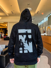 Cargar imagen en el visor de la galería, TN Japanese Graphic Zip Hoodie - Jet Black