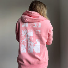 Cargar imagen en el visor de la galería, TN Japanese Graphic Zip Hoodie - Cherry Pink