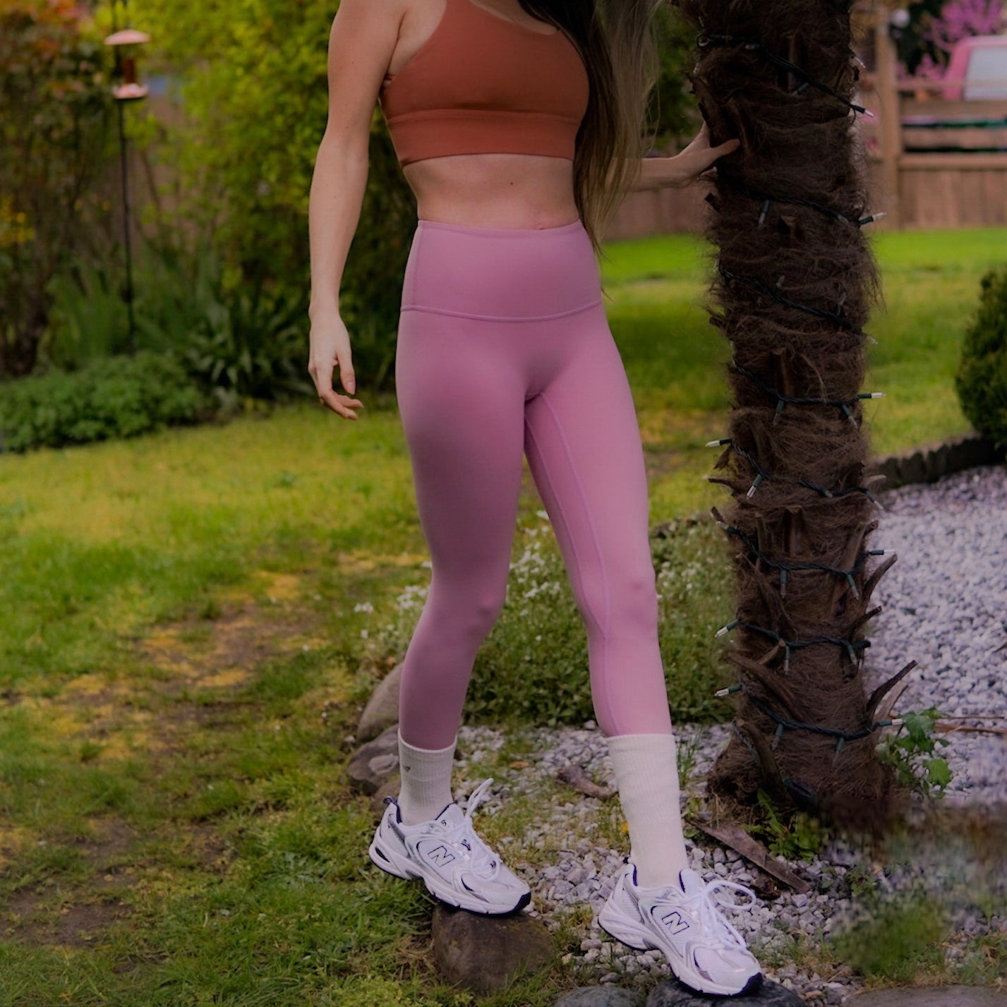 Balance Leggings - Terracotta Pink