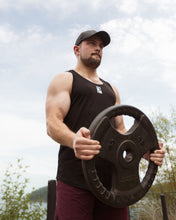 Load image into Gallery viewer, True North Emblem Tank Black - White