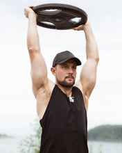 Load image into Gallery viewer, True North Emblem Tank Black - White