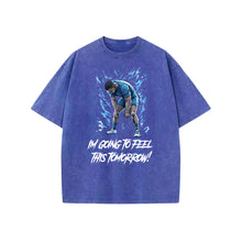Load image into Gallery viewer, Quakes Graphic Oversized T - Blizzard Blue