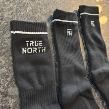 Load image into Gallery viewer, Crew Socks 3 Pack - Black