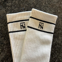Load image into Gallery viewer, TN Crew Socks White