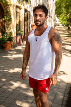 Load image into Gallery viewer, True North Emblem Tank White - Black