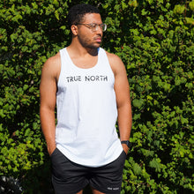 Load image into Gallery viewer, North Print Tank White - Black