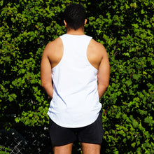 Load image into Gallery viewer, North Print Tank White - Black