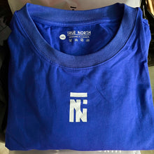 Cargar imagen en el visor de la galería, Camiseta híbrida Performance - Azul marino Blanco