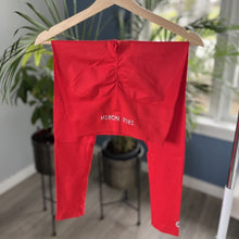 Cargar imagen en el visor de la galería, Leggings sin costuras Elevate - Rojo Ferrari
