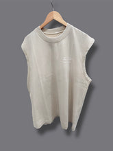 Load image into Gallery viewer, Signature Oversized Sleeveless - Washed French Vanilla

