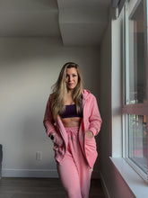 Load image into Gallery viewer, TN Japanese Graphic Zip Hoodie - Cherry Pink
