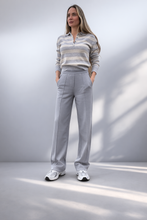 Load image into Gallery viewer, Move &amp; Flow Straight Leg Trousers - Silver Grey
