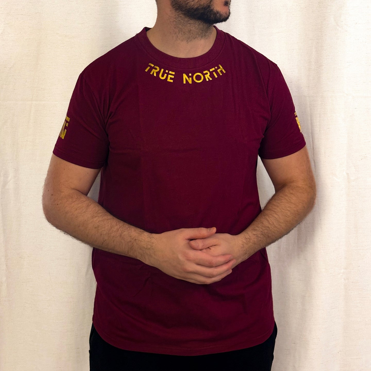 Meet Performance T - Burgundy & Gold