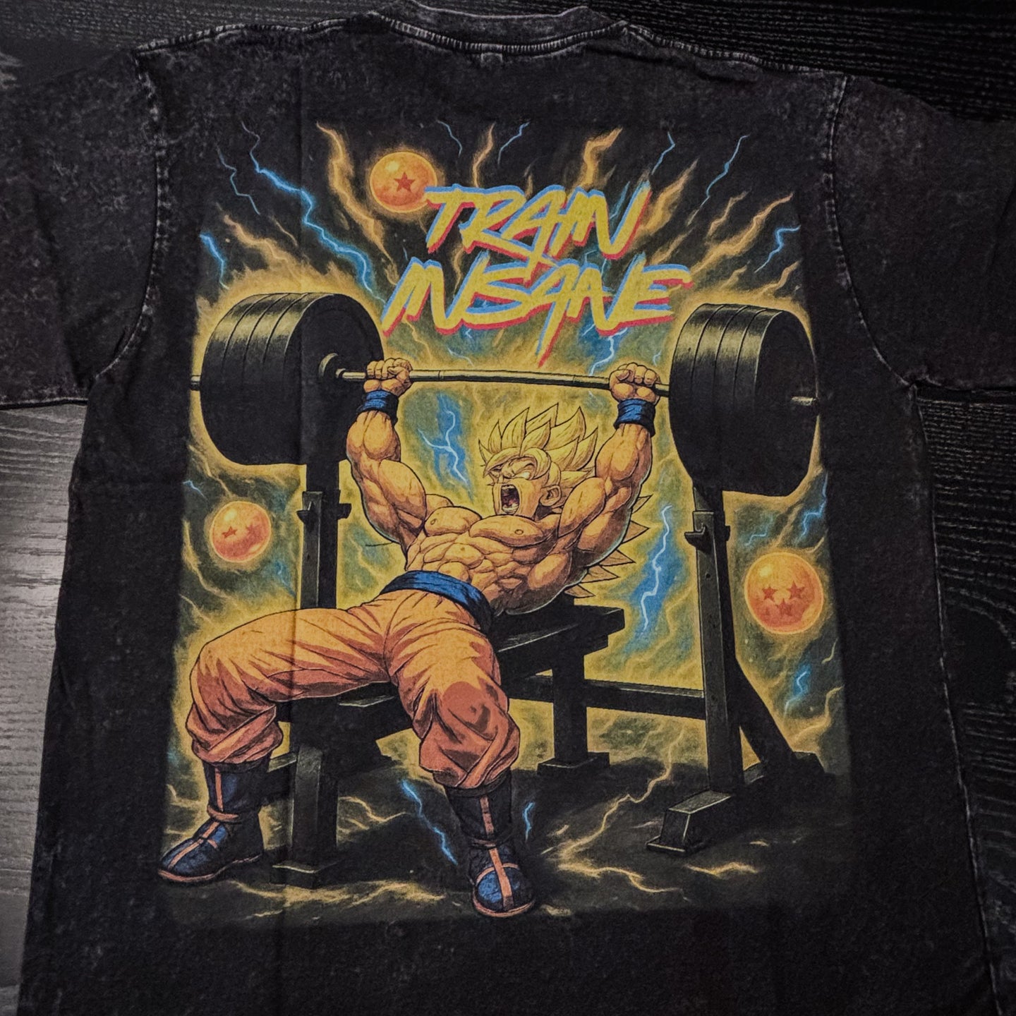 Graphic Oversized T - Train Insane