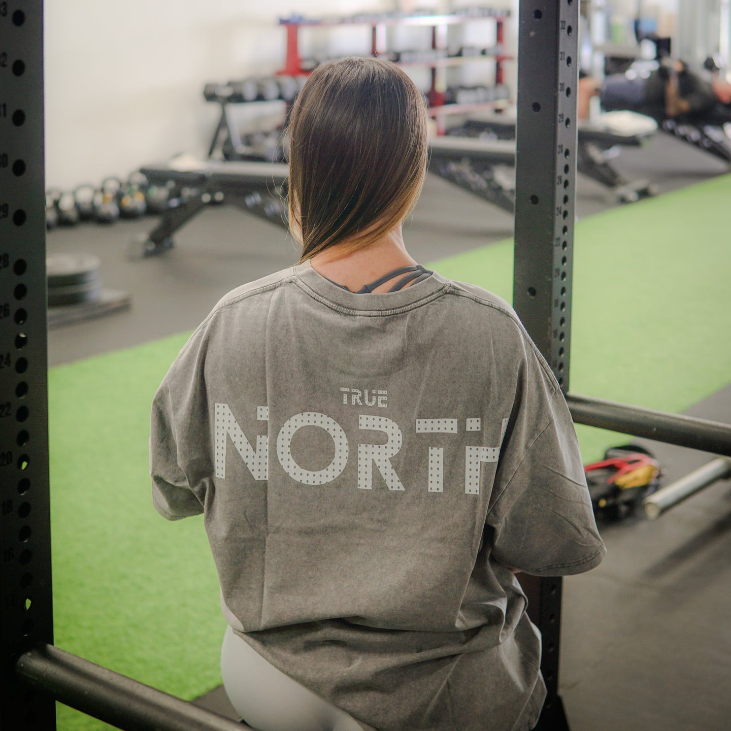 Signature Oversized T - Washed Stone Grey