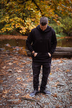 Load image into Gallery viewer, Embossed Bold Terry Hoodie - Graphite Black
