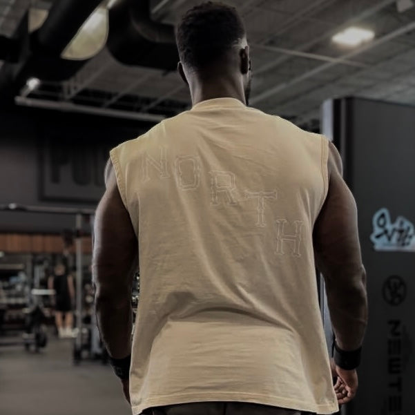 Signature Oversized Sleeveless - Washed French Vanilla