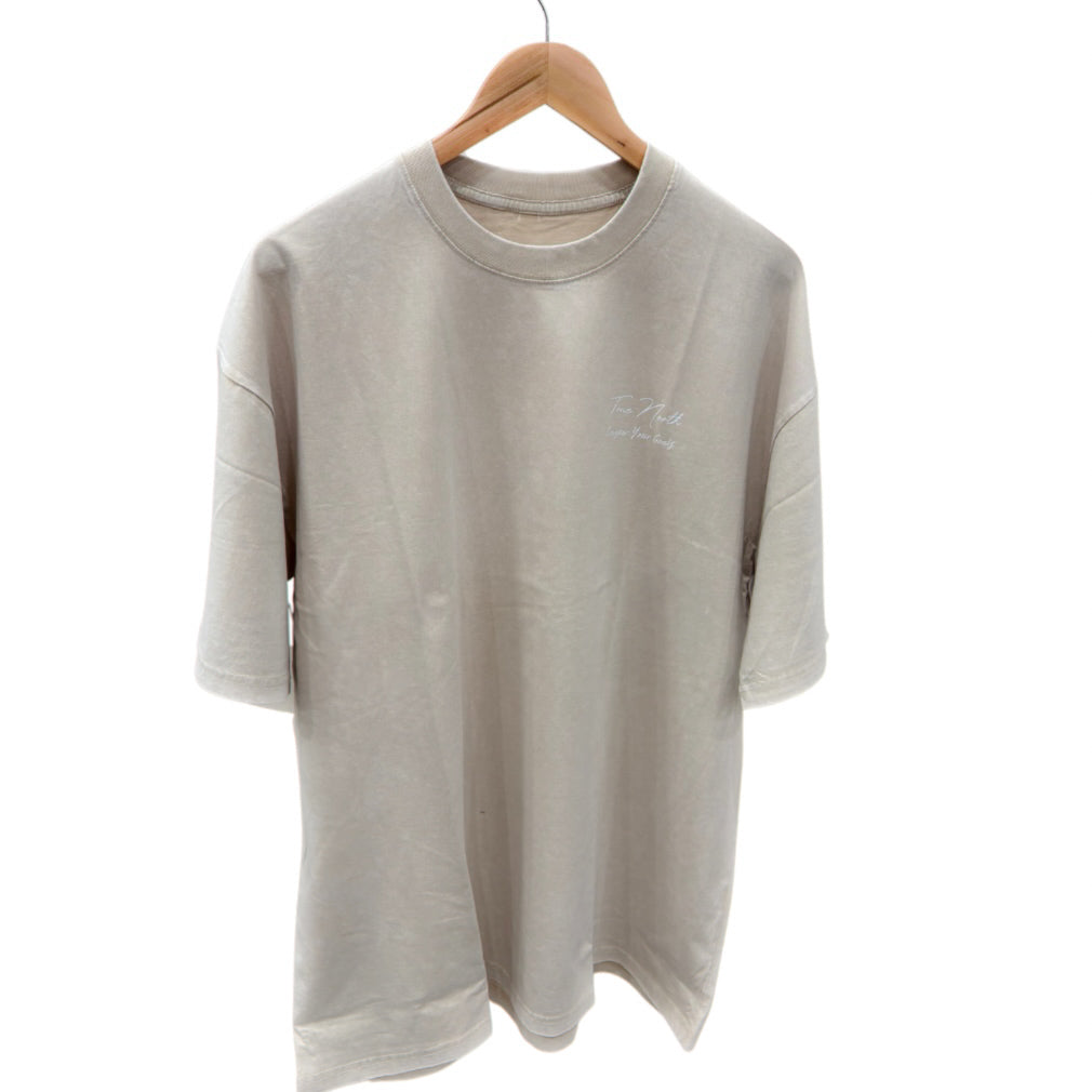 Signature Oversized T - Washed French Vanilla