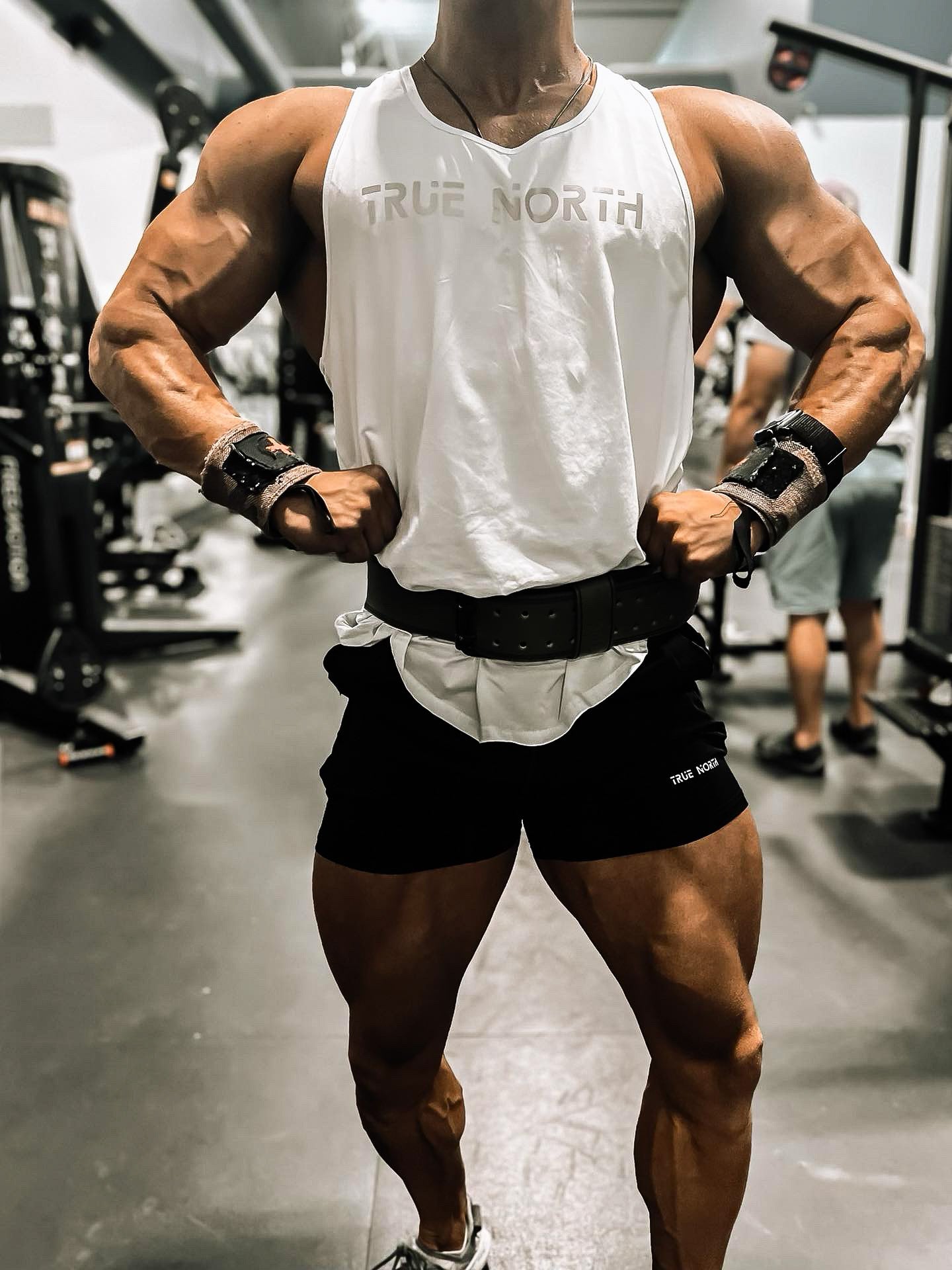 Camiseta sin mangas True North Print Blanco - Reflectante