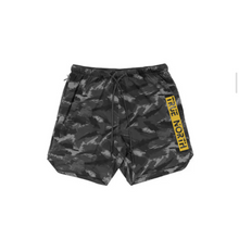 Load image into Gallery viewer, Ultra-Lite Black Camo Shorts - Gold
